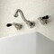 Kingston Brass KS3126PKL Duchess 2-Handle Wall Mount Bathroom Faucet, Polished Nickel KS3126PKL - alternate 6